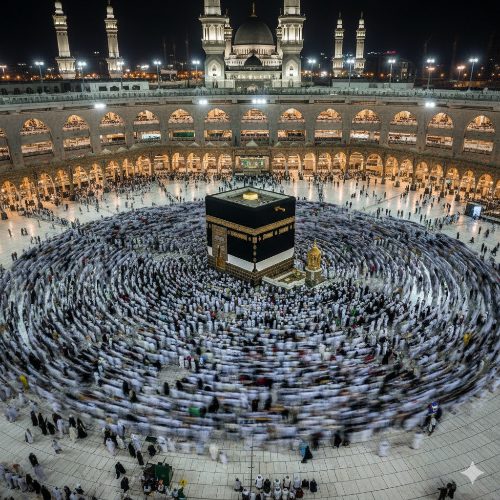 Tawaf mengelilingi Ka'bah